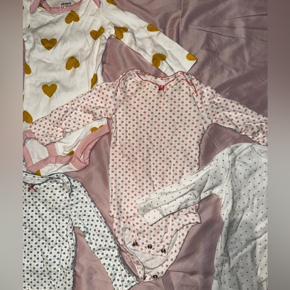 Carter's 5-Pack Assorted Long Sleeve Onesies - Picture 8 of 12